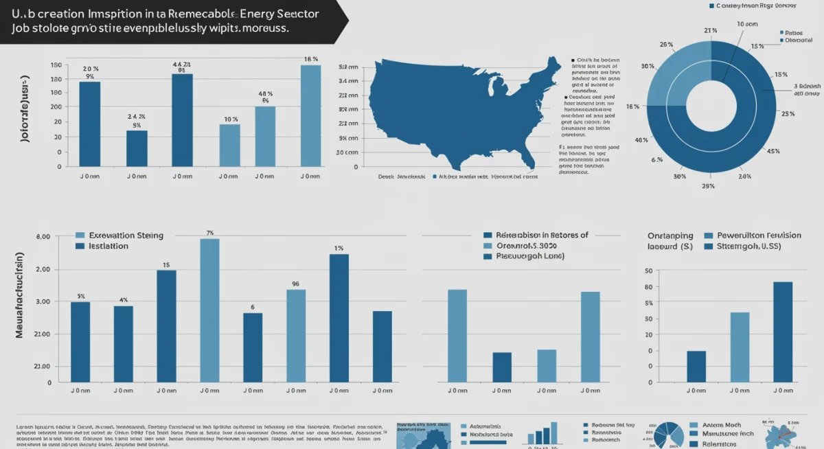 Job growth in US renewable energy sector by state