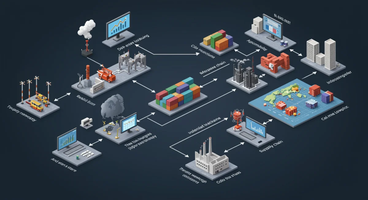 US economic sectors influenced by global supply chain changes