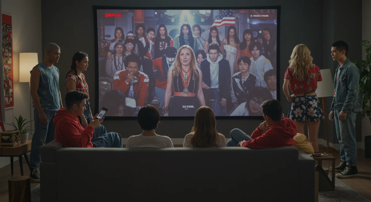 Young Americans enjoying global streaming content and diverse fashion trends