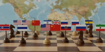 Geopolitical Chessboard: 5 Power Plays Affecting US Foreign Policy This Quarter Geopolitical chessboard with national flags