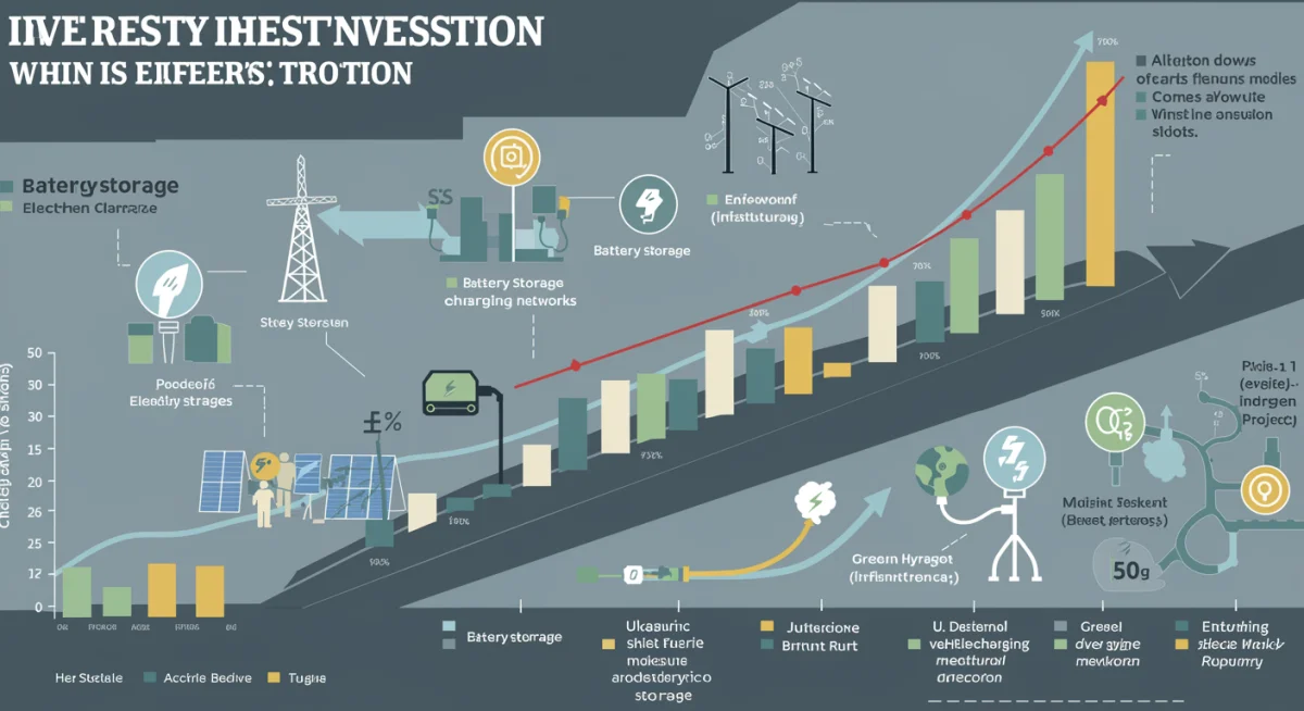 Infographic of diverse investment avenues in the US energy transition market